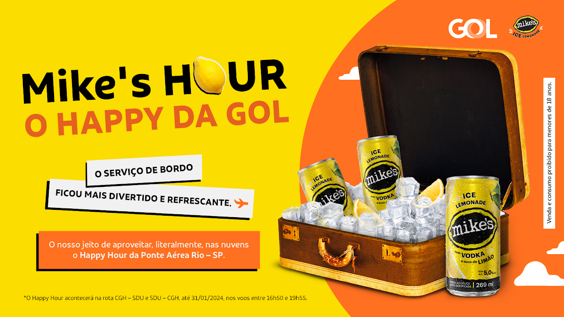 Happy Hour da GOL com Mike's Ice