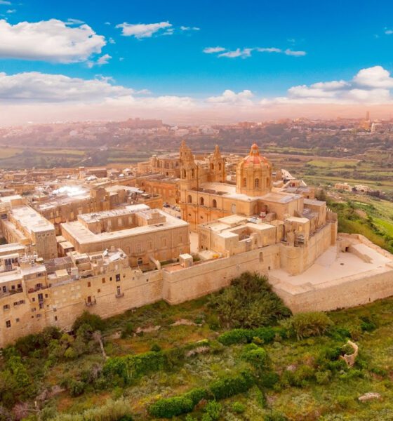 Mdina vista do alto